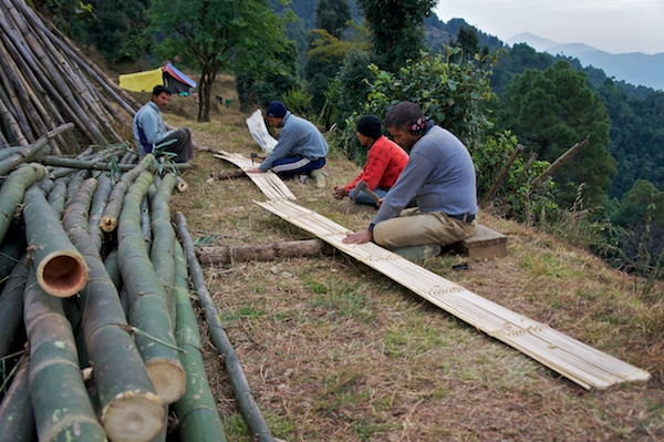Splitting bamboo chachra